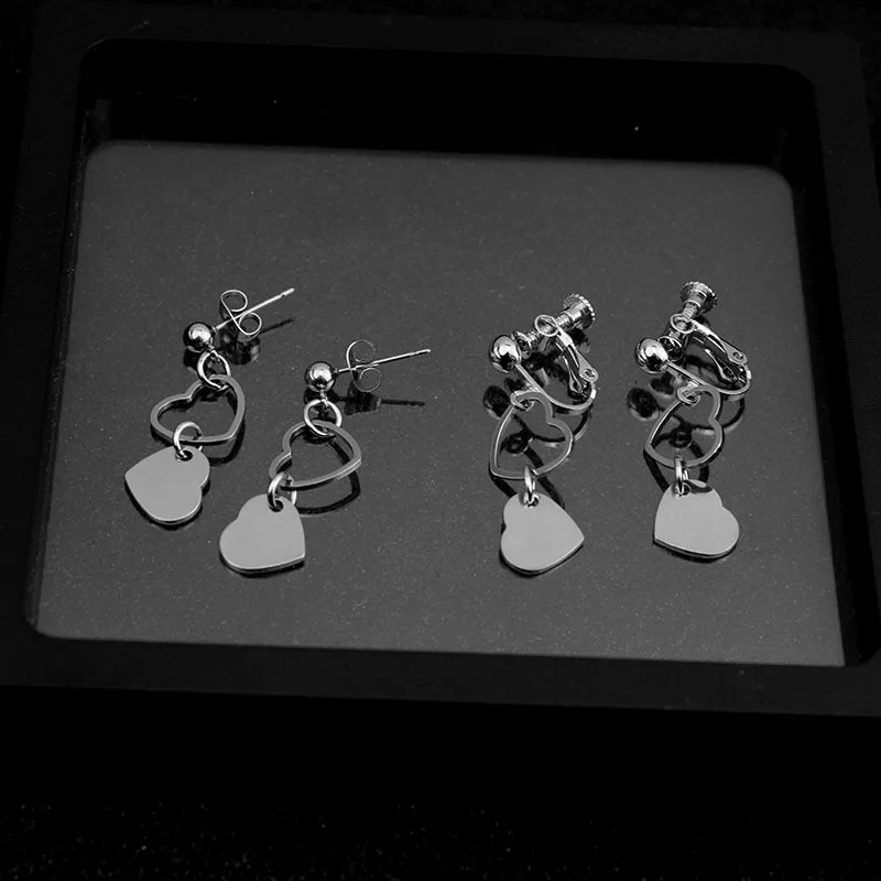 Серьги-гвоздики Bangtan для мужчин и женщин в Корейском стиле из нержавеющей стали