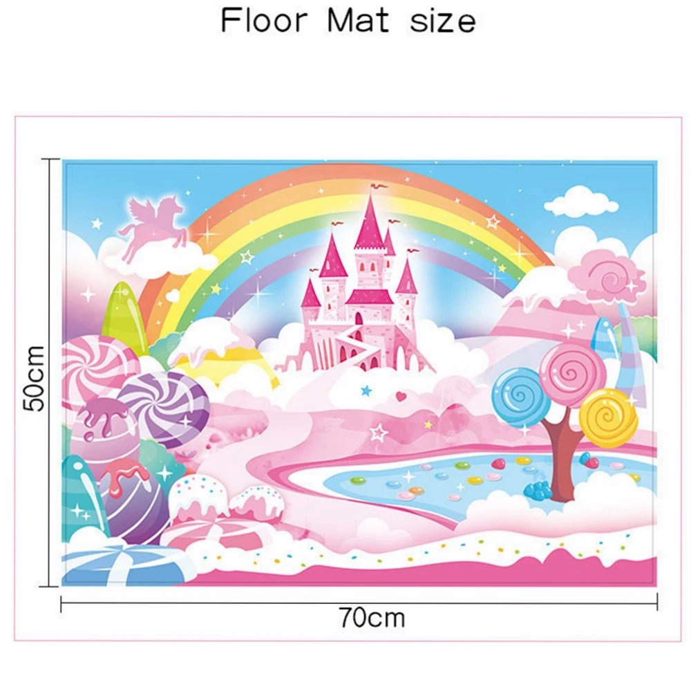 

Cross border DIY Unicorn blank model hand painting graffiti Fly Horse set 42 pieces of children's educational toys