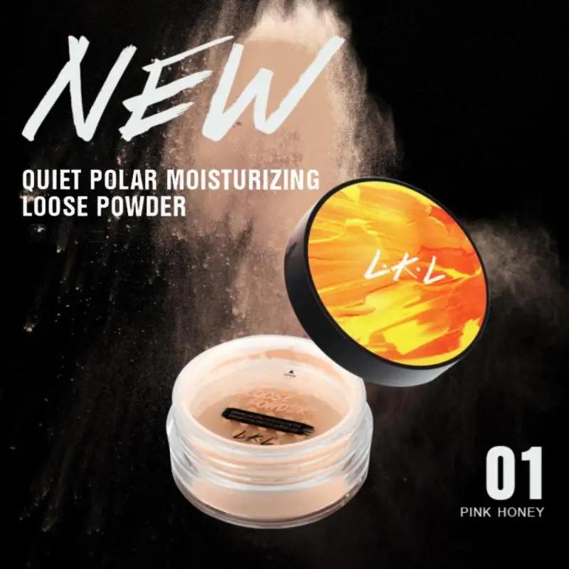 

3/4 Colors Loose Powder With Powder Puff Smooth Skin-made Waterproof Matte Finish Makeup Oil-control Make Up Powder