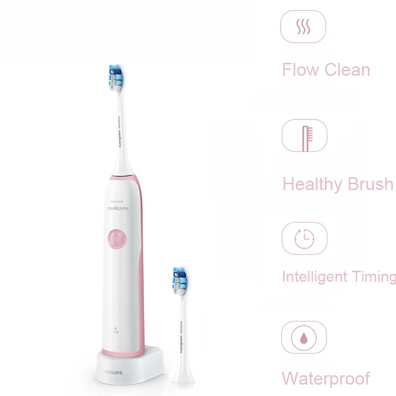 Philips HX3226 электрическая зубная щетка Sonicare с умный таймер перезаряжаемая Водонепроницаемая зубная щетка для взрослых