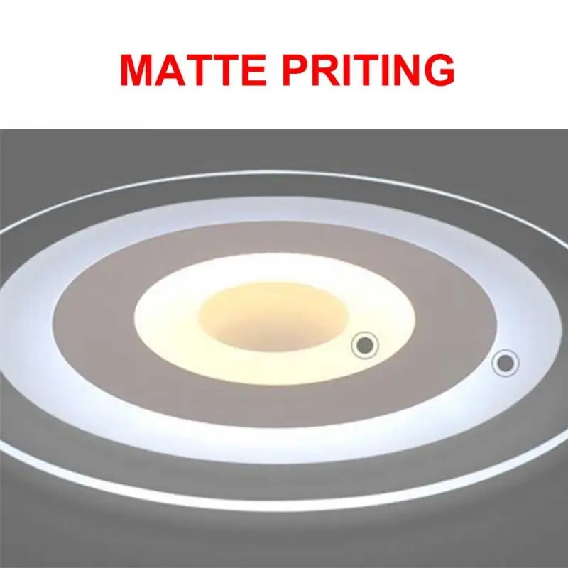 

Modern Night Ceiling Light Living Room 200mm Fashion Lamp Acrylic Ultrathin Led Home Decor Lighting Fixture Round Bedroom