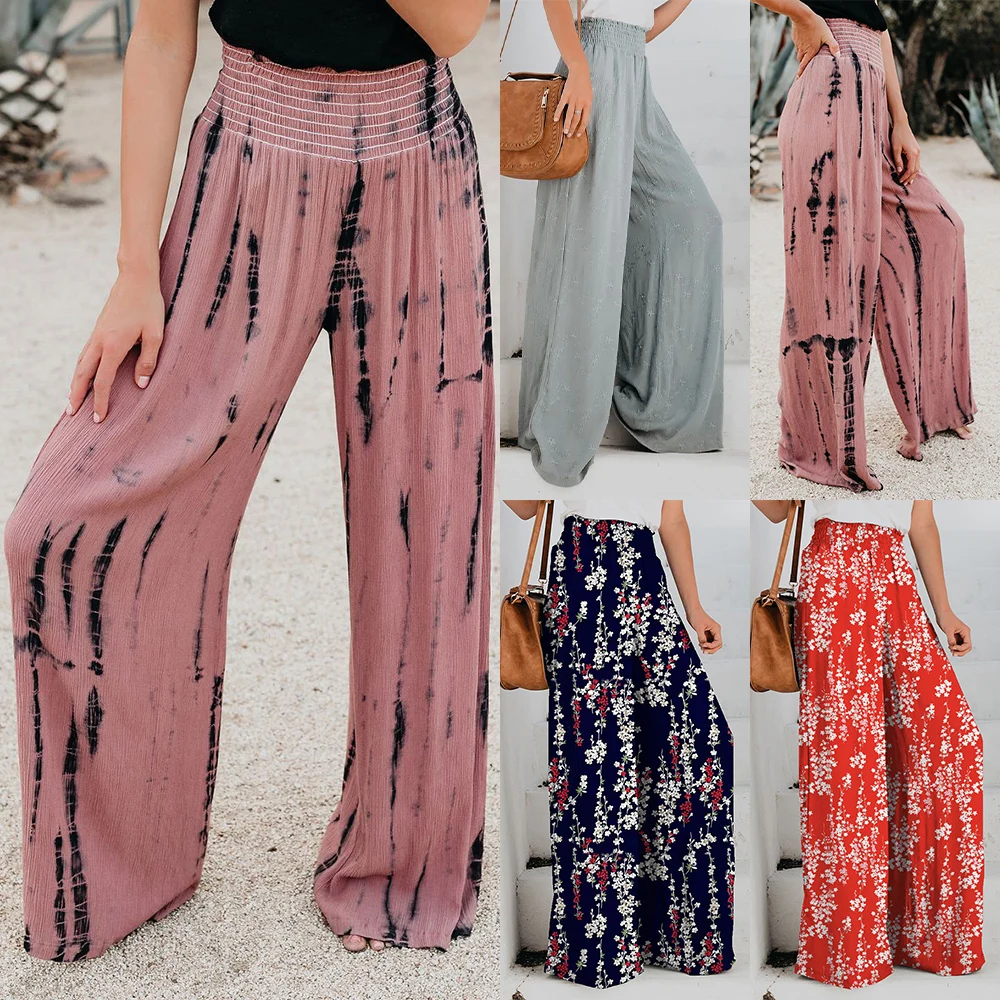 

Женские леггинсы в пол, с широкими штанинами