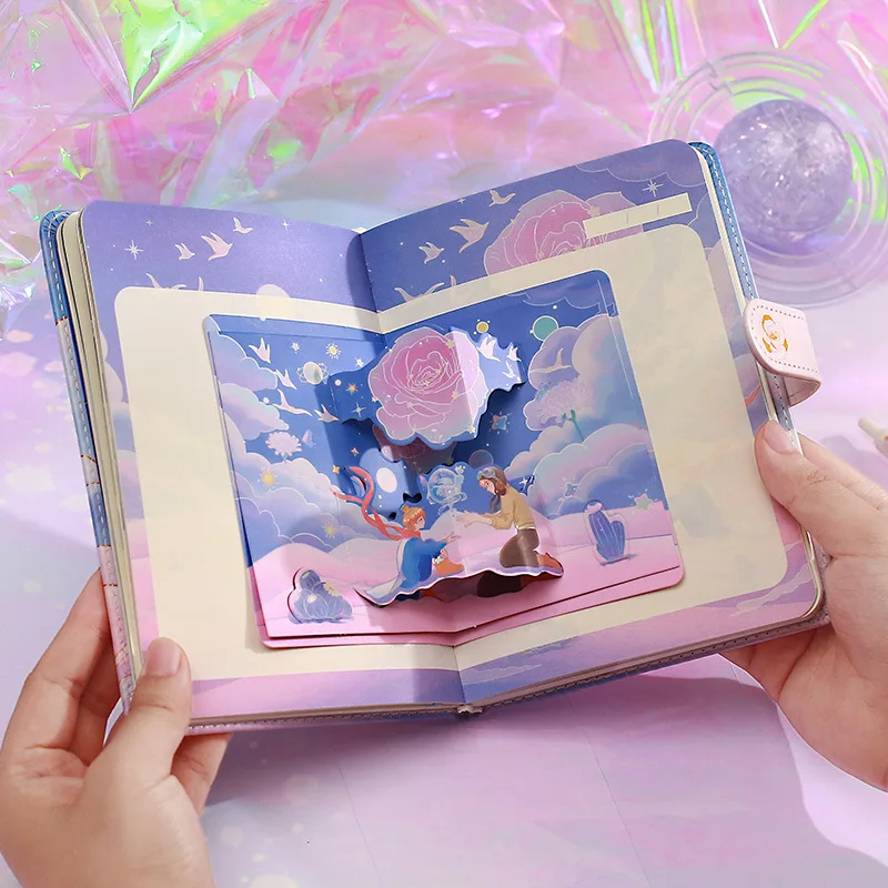 

Школьные канцелярские принадлежности, милые школьные принадлежности, цветная страница 3D, внутренняя страница, ручная учетная запись, блокн...