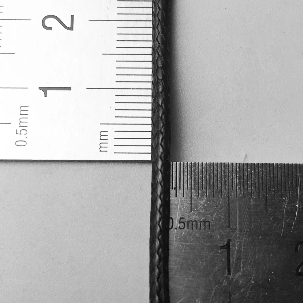 Ожерелье из черной кожи с подвеской серебра 925 пробы | Украшения и аксессуары
