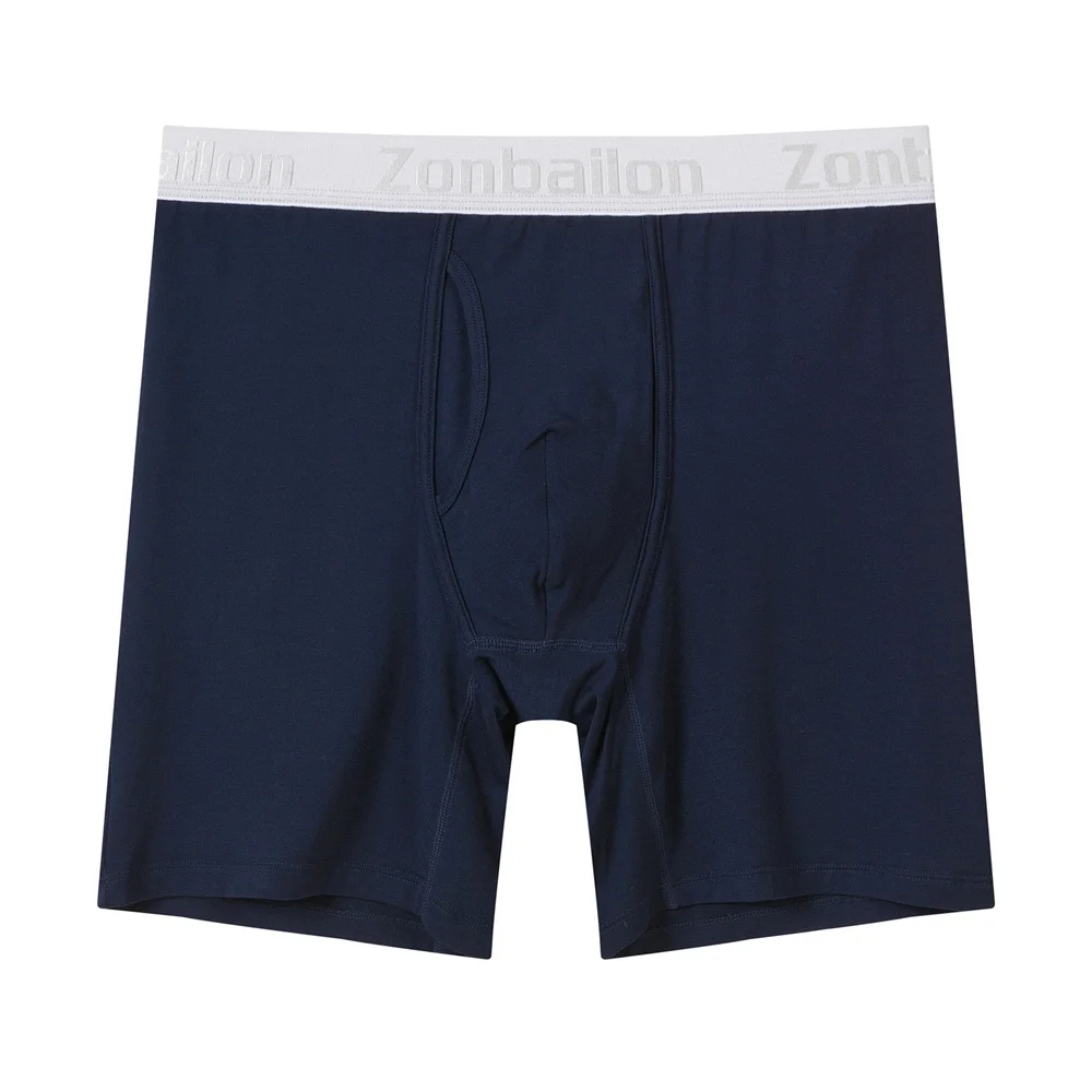 Men's Panties Underwear Shorts Boxers  Man Sexy Breathable Solid Color 4 PCS