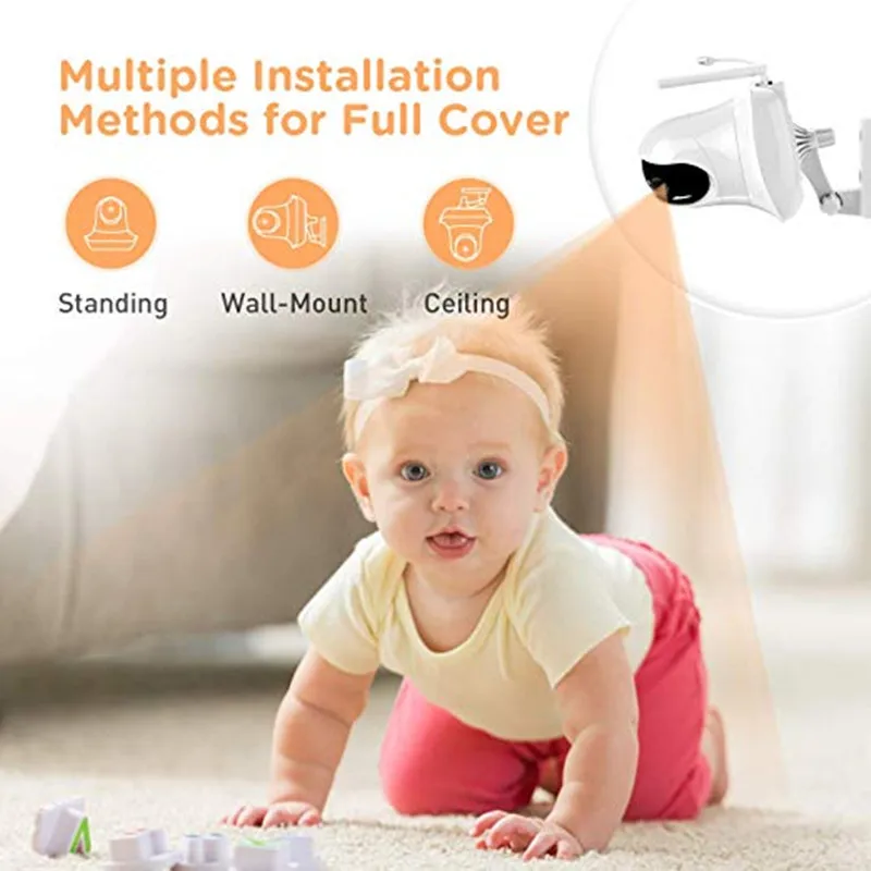 New 3.5 inch Baby Monitor with Camera Infrared Night Vision Video Wireless Version Talk Back Intercom Security | Безопасность и