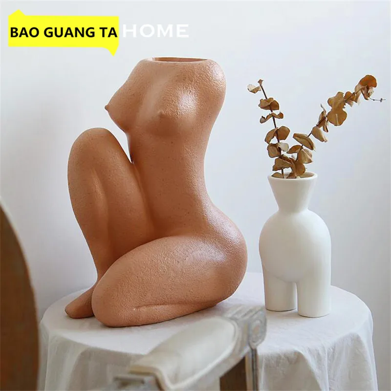 Женская каучуковая Статуэтка BAO GUANG TA головной портрет ваза для боди-арта