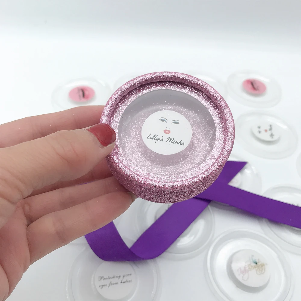 500 круглые наклейки частные этикетки для упаковки ресниц коробка коробки