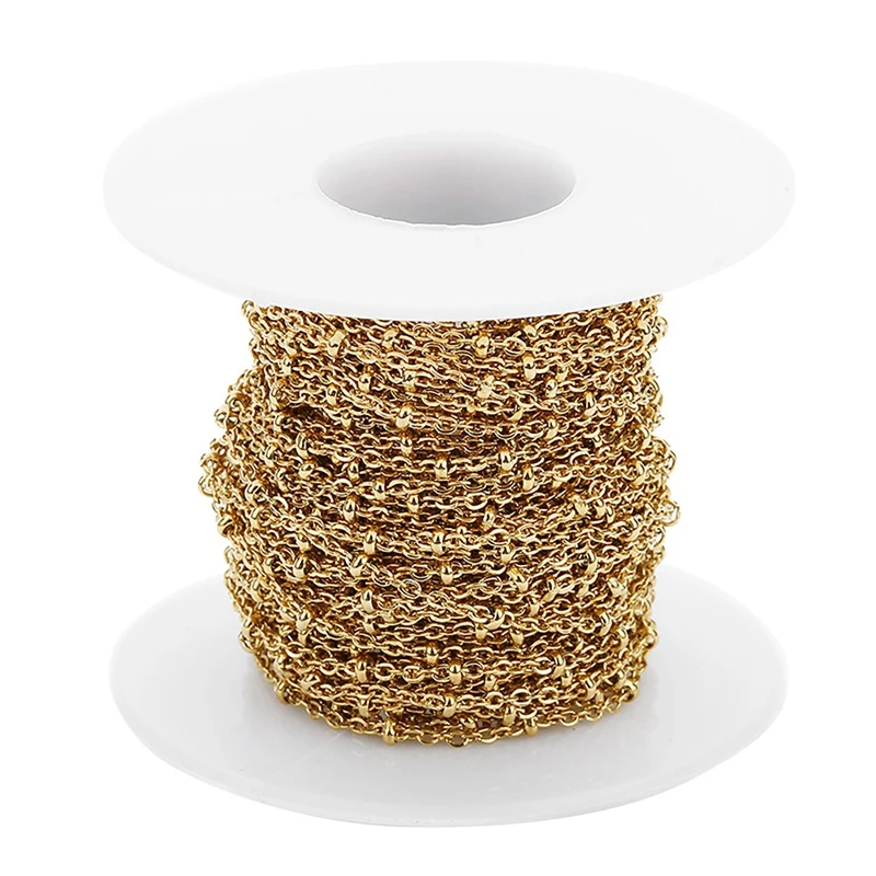 

9 м/Rol, цепочка из нержавеющей стали для рукоделия, цепочка из бисера, браслет, ожерелье, товары ручной работы