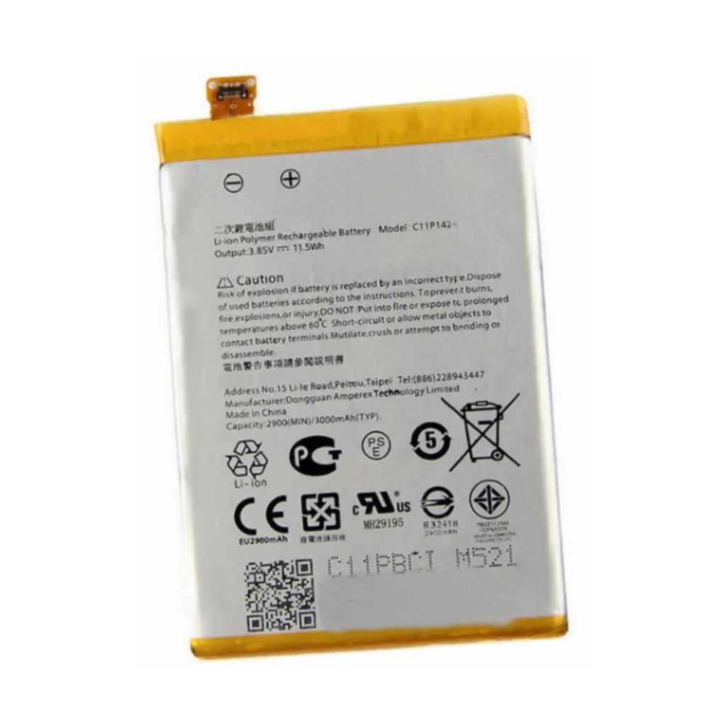 

Original C11P1424 battery 3000mah for ASUS Zenfone 2 5.5inch ZE551ML ZE550ML Z00AD Z00ADB Z00A Z008D batteries