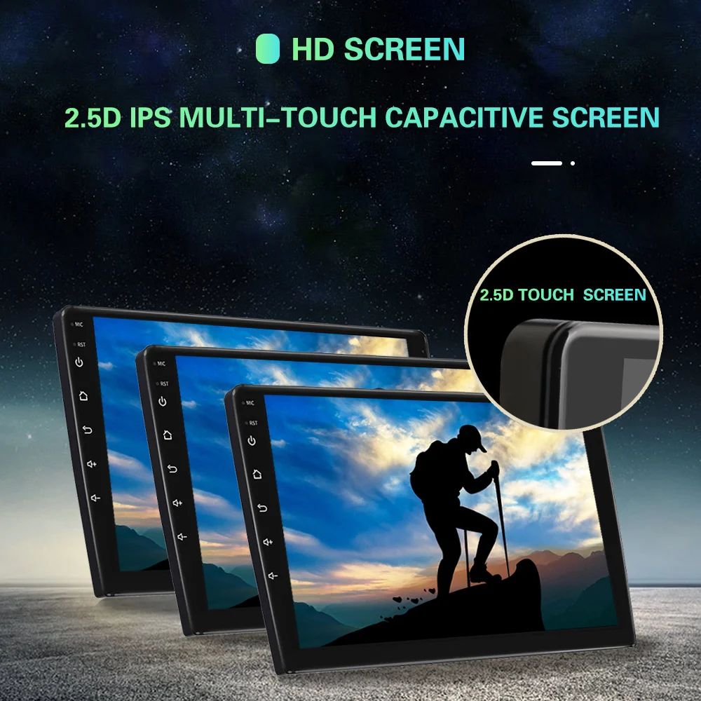 Автомобильный радиоприемник 4G + 64G Android 10 NET DSP RDS мультимедийный видеоплеер для