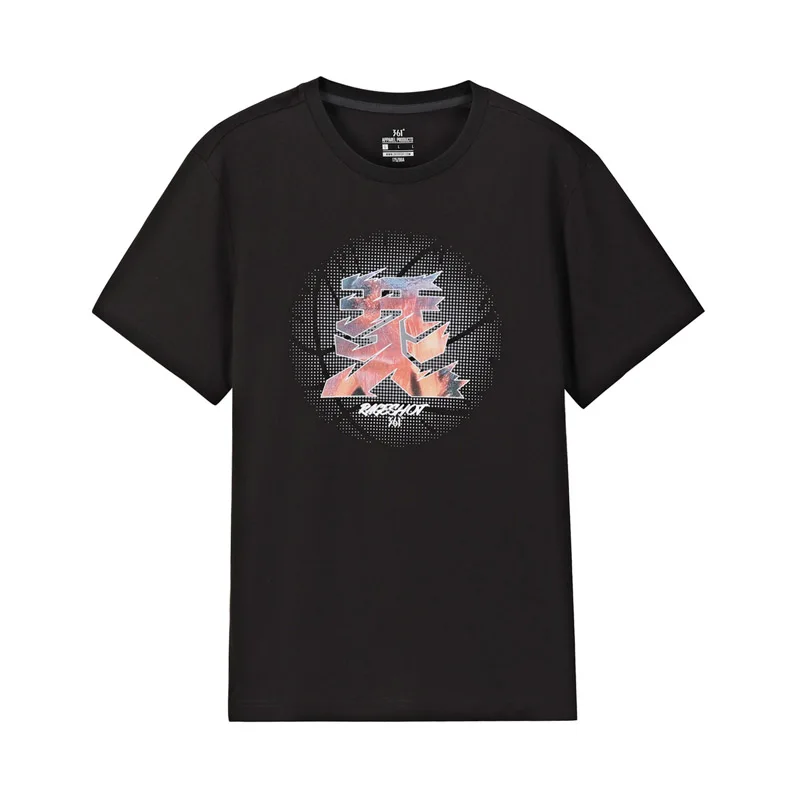 

361 Degrees Men Sports Running Short Sleeve T-shirt O-Neck Printing Comfortable Tops W552021123-3I