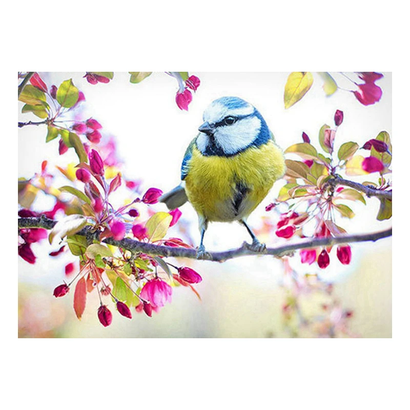 

5D Full Diamond Painting Cross Stitch Full Square Flower Bird Diy Diamond Embroidery animal Diamond Mosaic Rhinestone