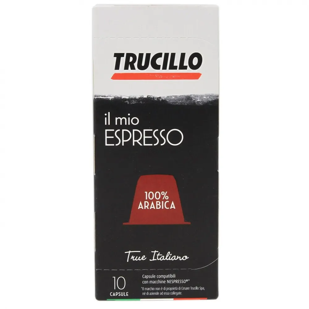 Кофе в капсулах Trucillo il mio &quotNespresso Espresso 100% Arabica&quot 10 штук по 5 гр | Продукты