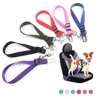 adjustable dog car seat belt dog harness samll dog collar accesorios supplies dog collars leash dropshipping pet products