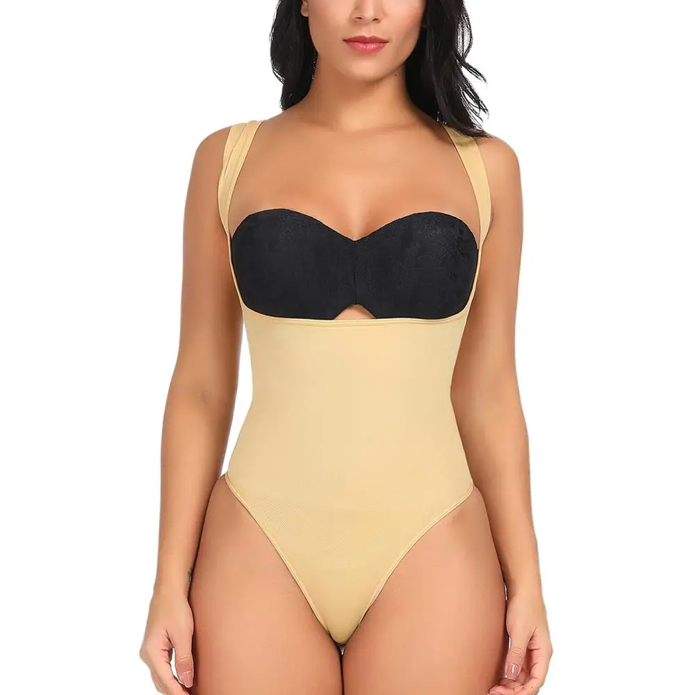 

Seamless High Waist G-String Hips Body Shapers Ladies Thong Underwear Waist Trainer Postpartum Tummy Shapewear Abdomen Corset
