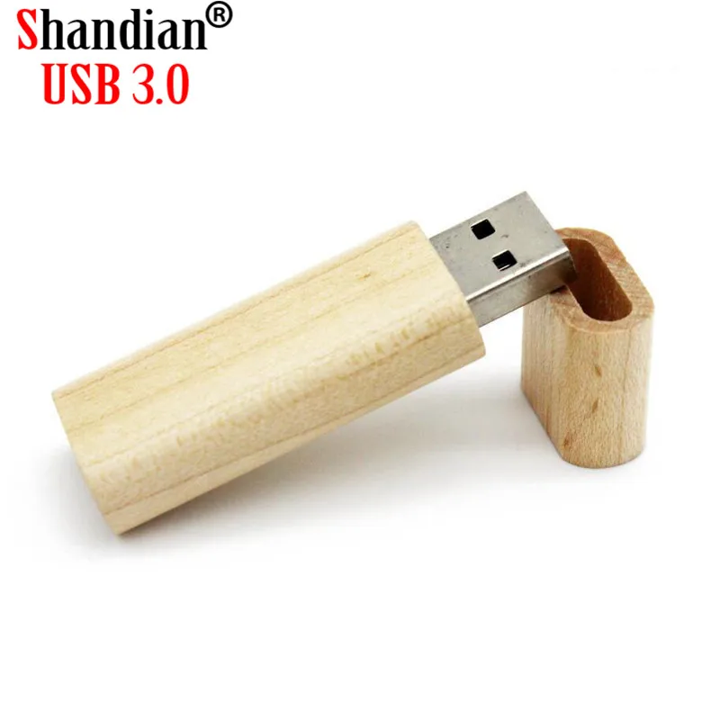 Бесплатный логотип высокого класса с деревянным Скорость USB3.0 флеш-накопитель ГБ