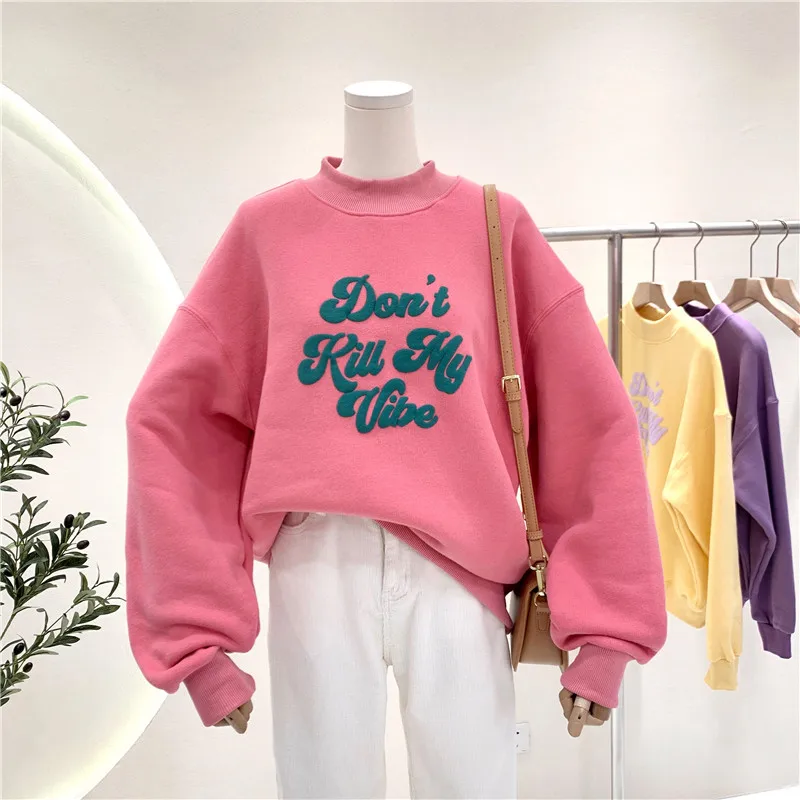 Новинка 2020 толстовка Женская весенне осенне зимняя модная Толстовка в Корейском