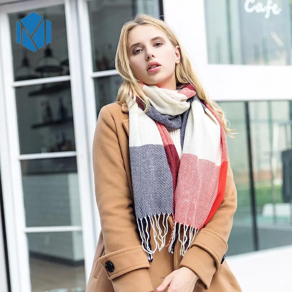 190 см кашемировый шерстяной Теплый шарф из пашмины зимние шарфы с кисточками