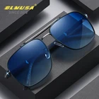 Солнцезащитные очки Мужские, для вождения автомобиля, квадратные, антибликовые, BLMUSA, 2021