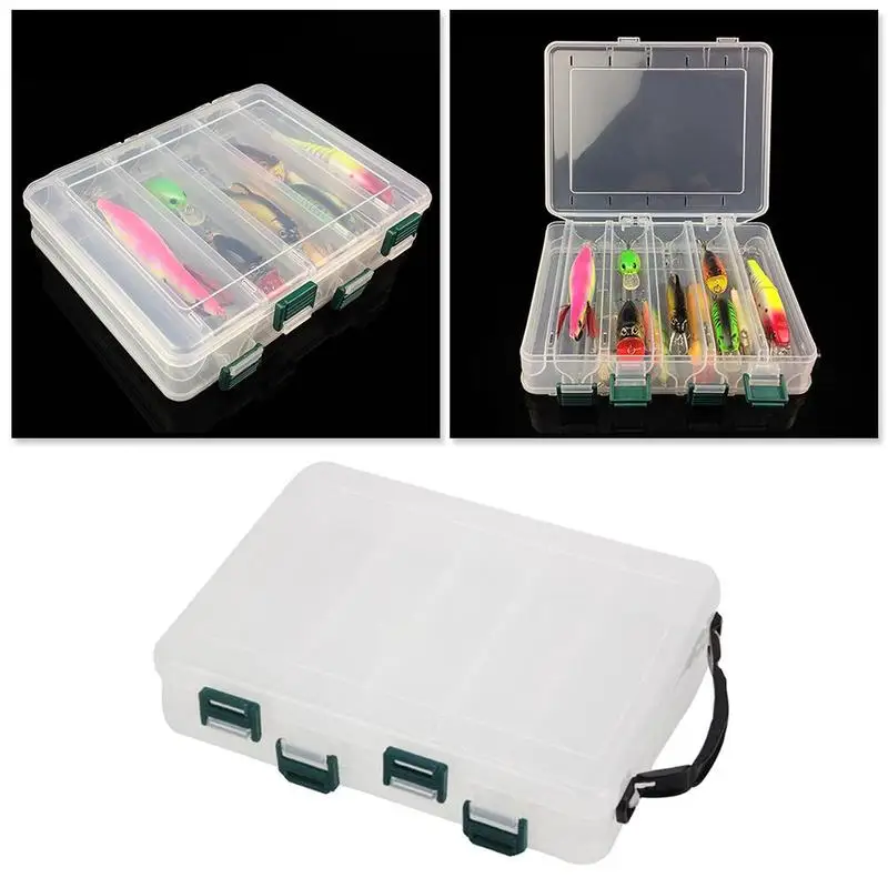 

Fishing Lure Box Double Sided Tackle Box Fishing Lure Egi Squid Jig Pesca Accessories Box Minnows Bait Fishing Tackle Container