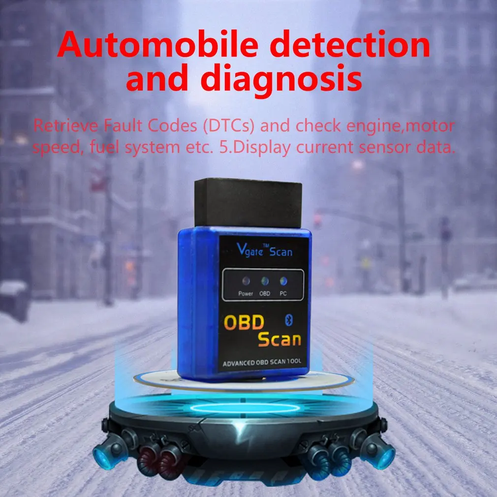 

Mini Scan OBD2 Advanced OBD Scan OBDII Code Portable Scanner Auto Diagnostic Tool Car Vehicle Repair