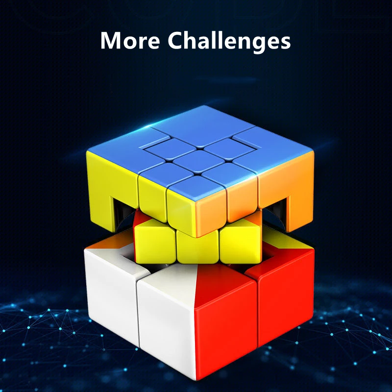 Кубик магический без наклеек 3x3x3|Головоломки| |