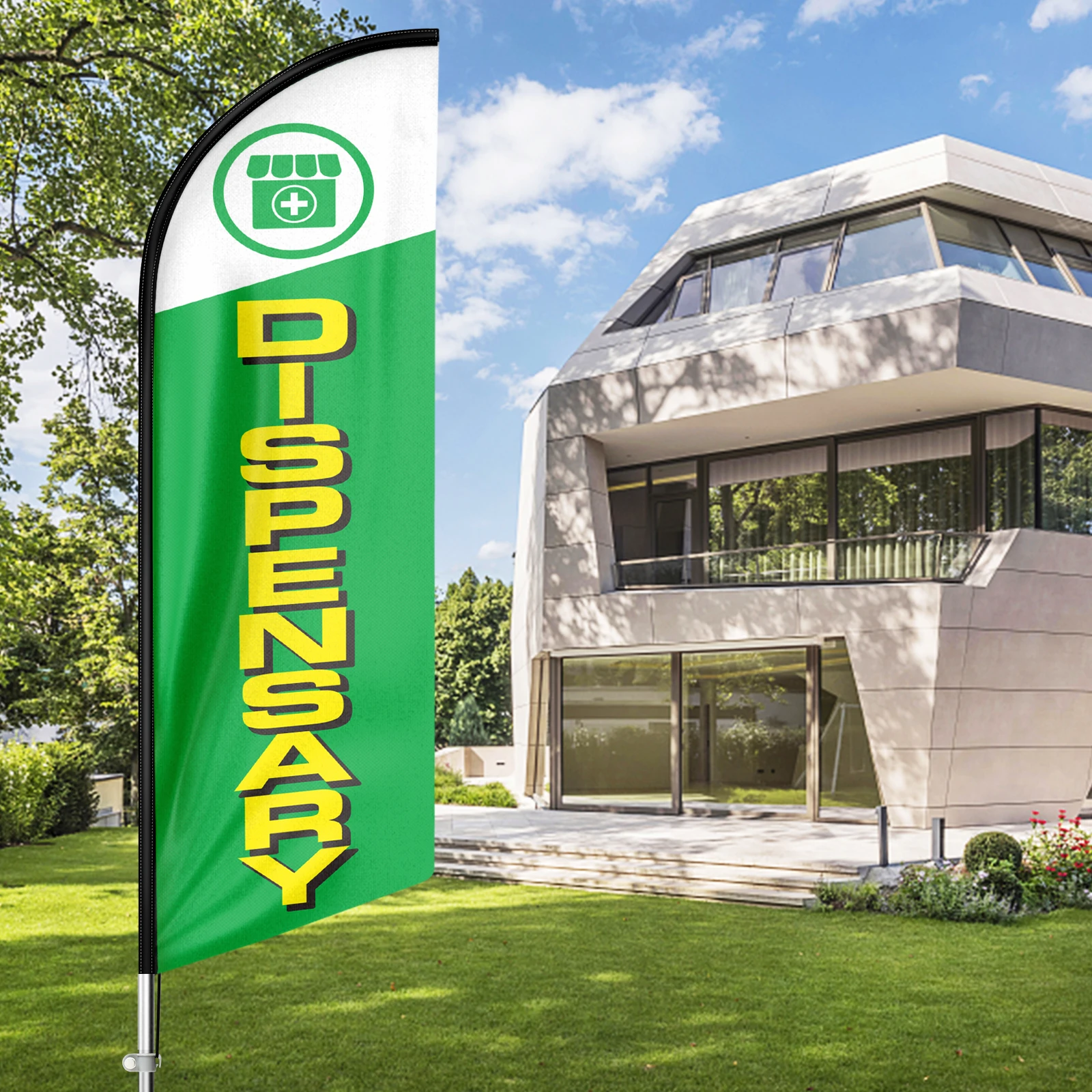 Флаг для аптечки флаг с перьями набором стойки и наземным колышком рекламный