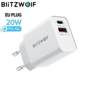 blitzwolf bw s20 20w 2 port pd3 0 qc3 0 wall charger support pps fcp scp afc fast charging for iphone 12 12 mini 12 pro max free global shipping