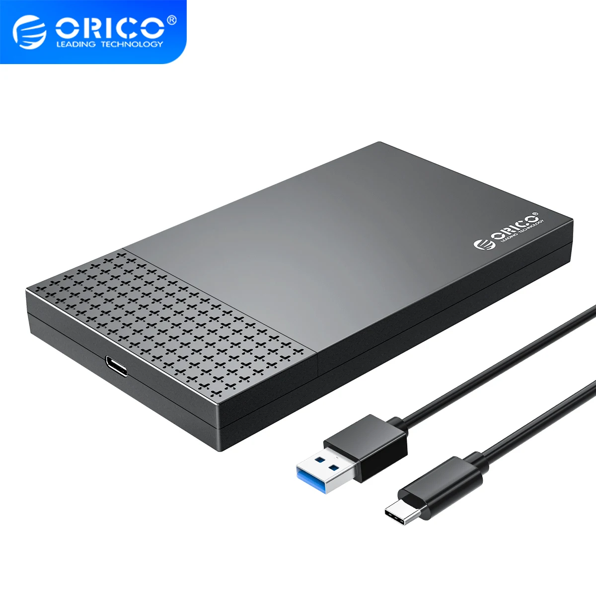 ORICO 2 5 дюйма Type C USB3.1 до SATA3.0 Гбит/с 4 ТБ Внешние жесткие диски коробка для 7 мм 9