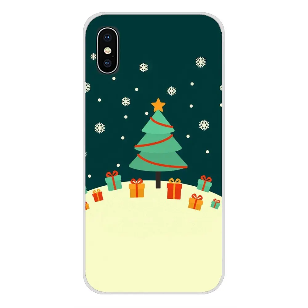 Phone Shell Covers Accessories Merry Christmas Pattern For Apple iPhone X XR XS 11Pro MAX 4S 5S 5C SE 6S 7 8 Plus ipod touch 5 6 | Мобильные