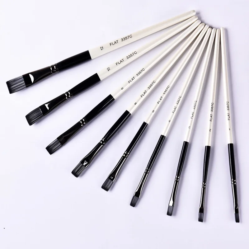 

Watercolor gouache painting brush high quality nylon hair 5 sticks art painting pen set Student art supplies Painting material