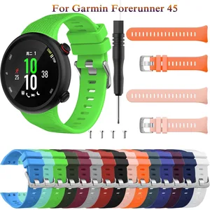 Ремешок силиконовый сменный для Garmin Forerunner 45 45s swim2, спортивный браслет с ремешками для инструментов