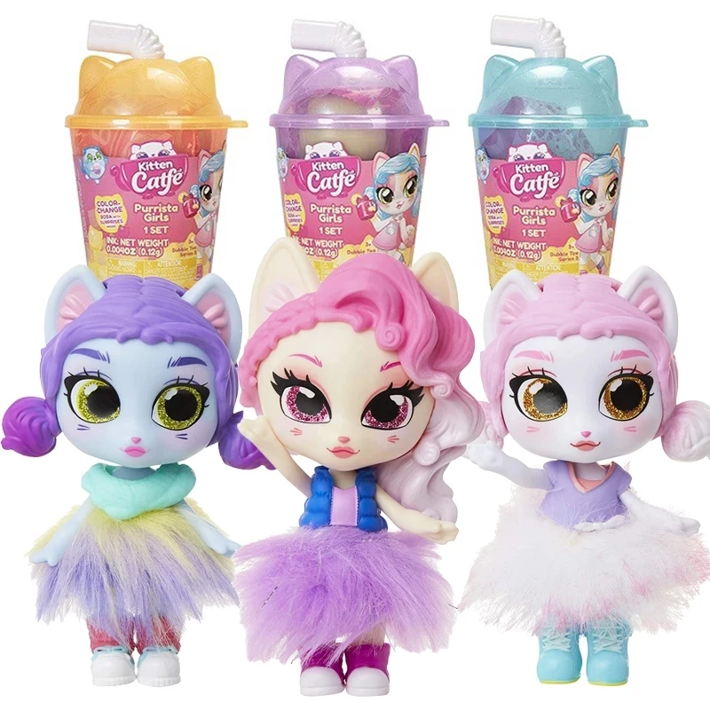 

3 шт., детские куклы-котенки