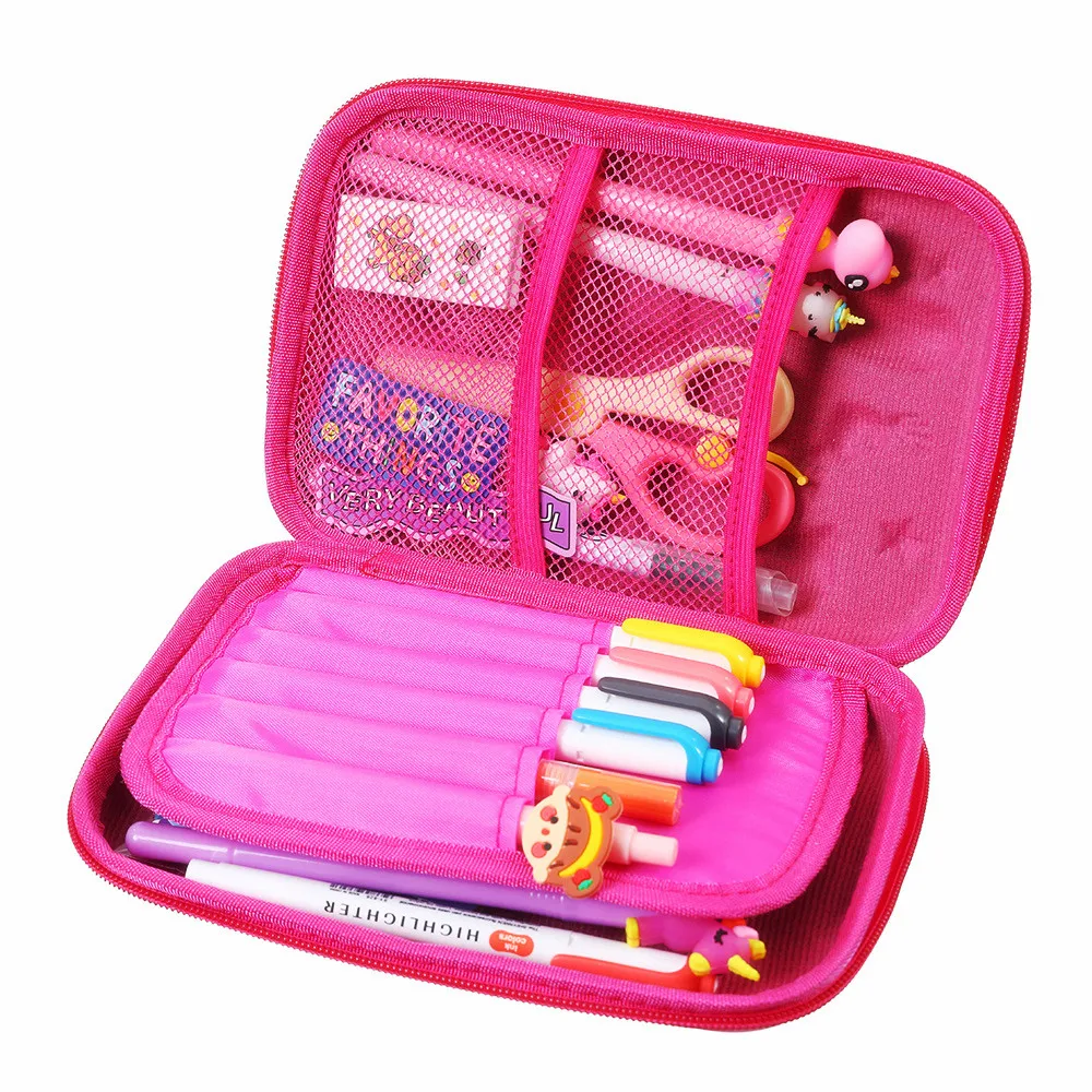 

3D Spaceman Pencil Case EVA Storage Box Lovely Animal Unicorn Alpaca Pen Bag For Children School Girl Kawaii Stationery Pouch