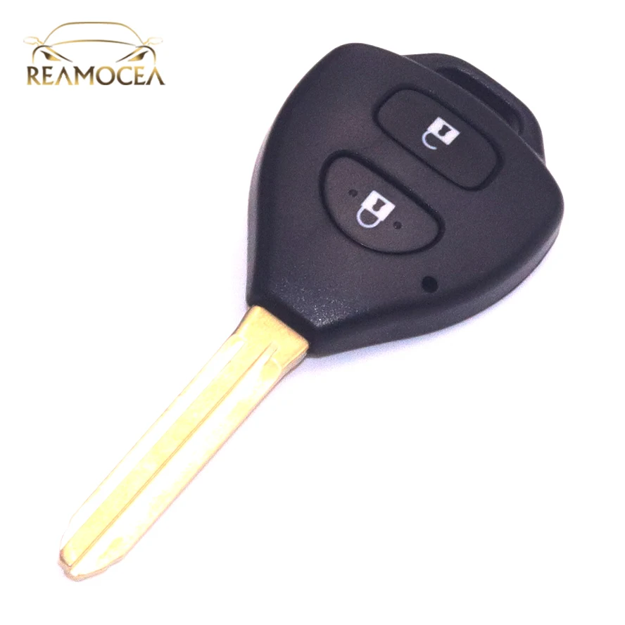 

Reamocea 2 BTN чехол для дистанционного ключа от машины оболочка FOB крышка новая Замена с Pad подходит для Toyota Corolla RAV4 Yaris Camry Hilux Prado