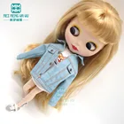 Одежда для кукол Blyth, 1 шт., модная джинсовая одежда, футболки, обувь для кукол Blyth Azone OB23 OB24 16