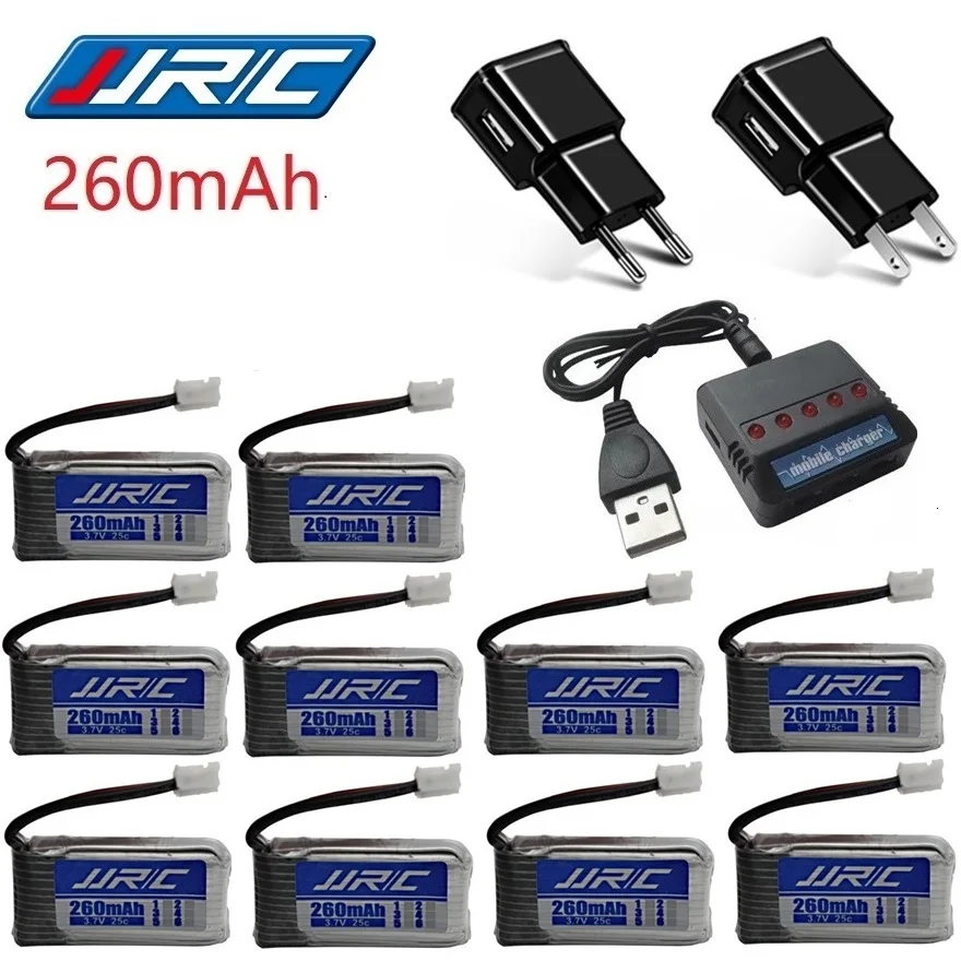 JJRC H36 Оригинальная батарея 3 7 V 260mAh для E010 E011 E012 E013 дронов F36 RC Quadcopter Запчасти v Lipo 10