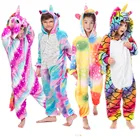 Пижама-Кигуруми для мальчиков и девочек, фланелевая, мягкая