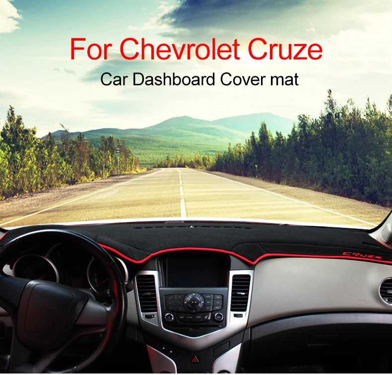 Для Chevrolet Cruze 2009 2010 2011 2012 2013 коврик для приборной панели автомобиля солнцезащитный тент коврик приборная панель аксессуары для ковров