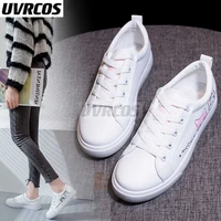 2022 woman comes with sexy kitten spring summer small white shoes skateboarding shoes lace up trainers fashion casual sneakers