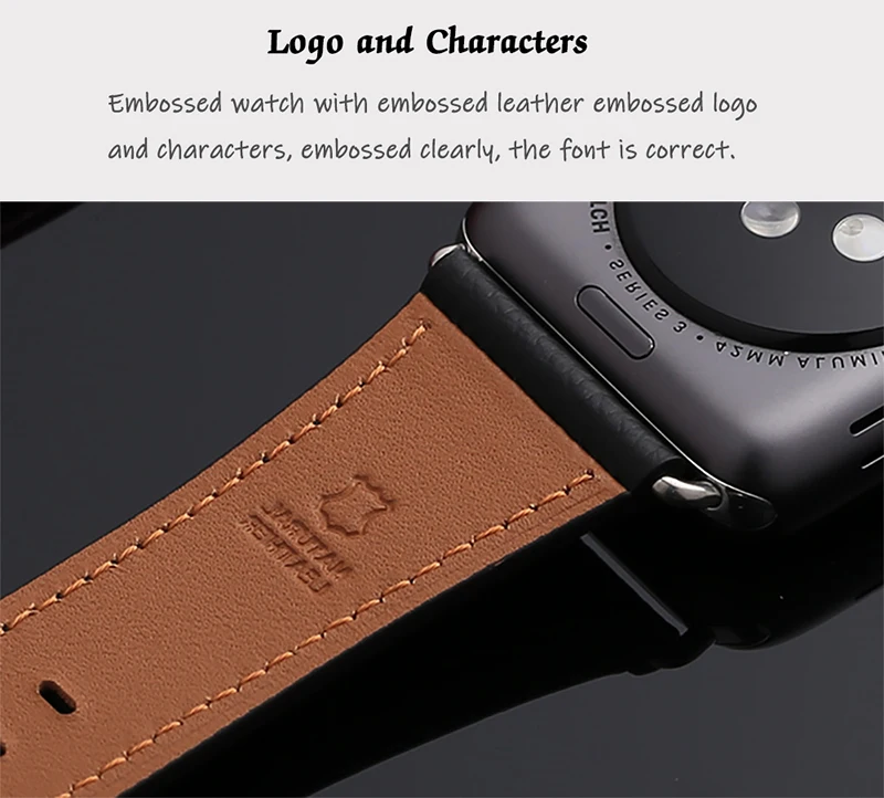 Классический ремешок Kebitt из натуральной кожи для apple watch series 5 4 3 2 1 iwatch5 ремешок 38 40 мм 42 44 мм один тур полосы