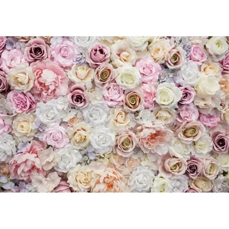 Laeacco Blossom Rose Flowers Свадебные настенные фоны для детской фотосъемки на заказ фоны для фотосъемки реквизит для фотостудии - Цвет: Шоколад Цвет