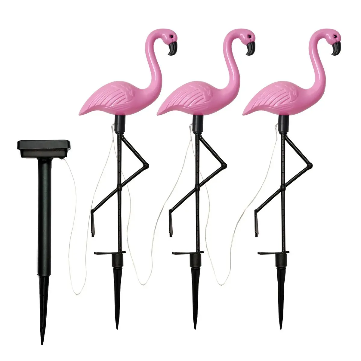 

LED Bird Lamp Flamingo Solar Power Light Outdoor Fence Light Courtyard Garden Solar Led Lamp Waterproof Outside Deco Solar Light