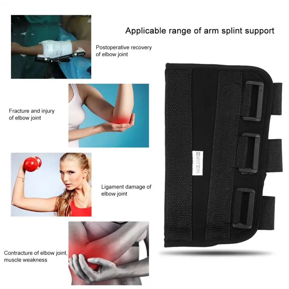 

Upper Arm Posture Corrector Elbow Splint Support Elbow Guard Fixed Joint Arthritis Fracture Stabilizer Elbow Support Braces Belt