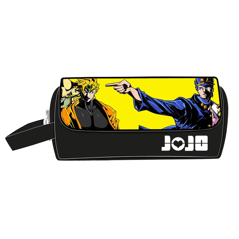 JoJo невероятное приключение GIOGIO большой размер, для карандашей сумка для хранения школьных канцелярских аниме органайзер для косметики нейлон макияж мешок монетки
