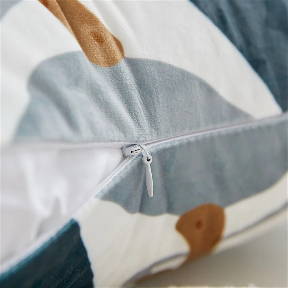 Тропический Подушка с принтами листьев крышка леопардовым принтом из птиц