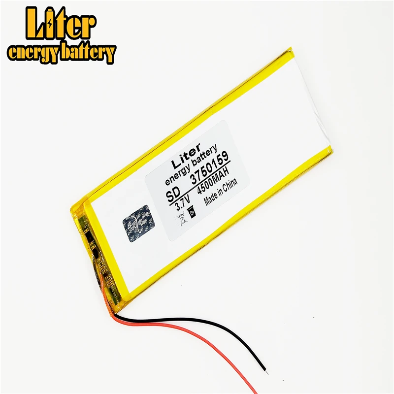 3 7 V 4500mah 3750159 3550160 литиевая полимерная аккумуляторная батарея для GPS Power bank Tablet PC MID