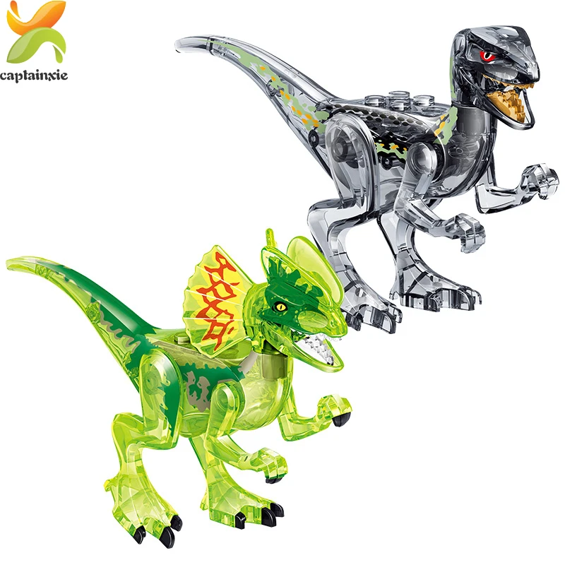 Детский пластиковый конструктор Мир Юрского периода 8 шт./компл. | Игрушки и хобби