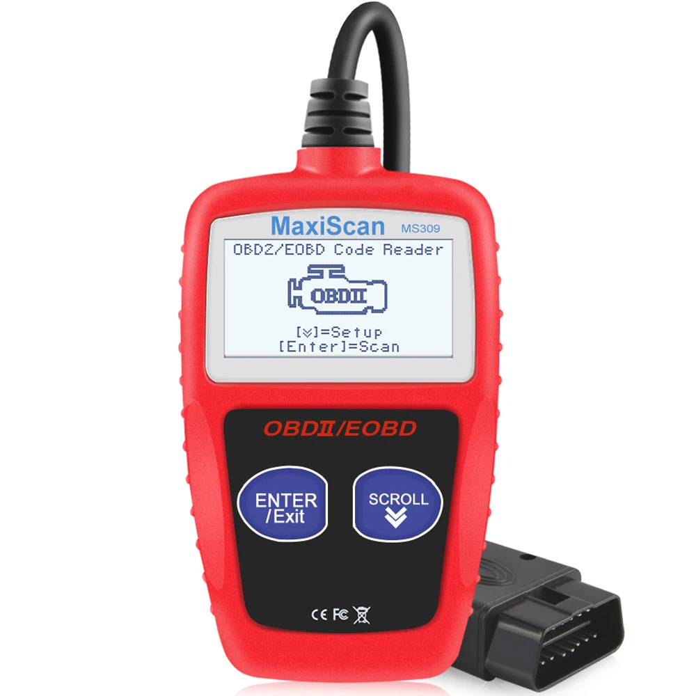 MS309 OBD2 сканер ODB 2 EOBD автоматический диагностический многоязычный Автомобильный